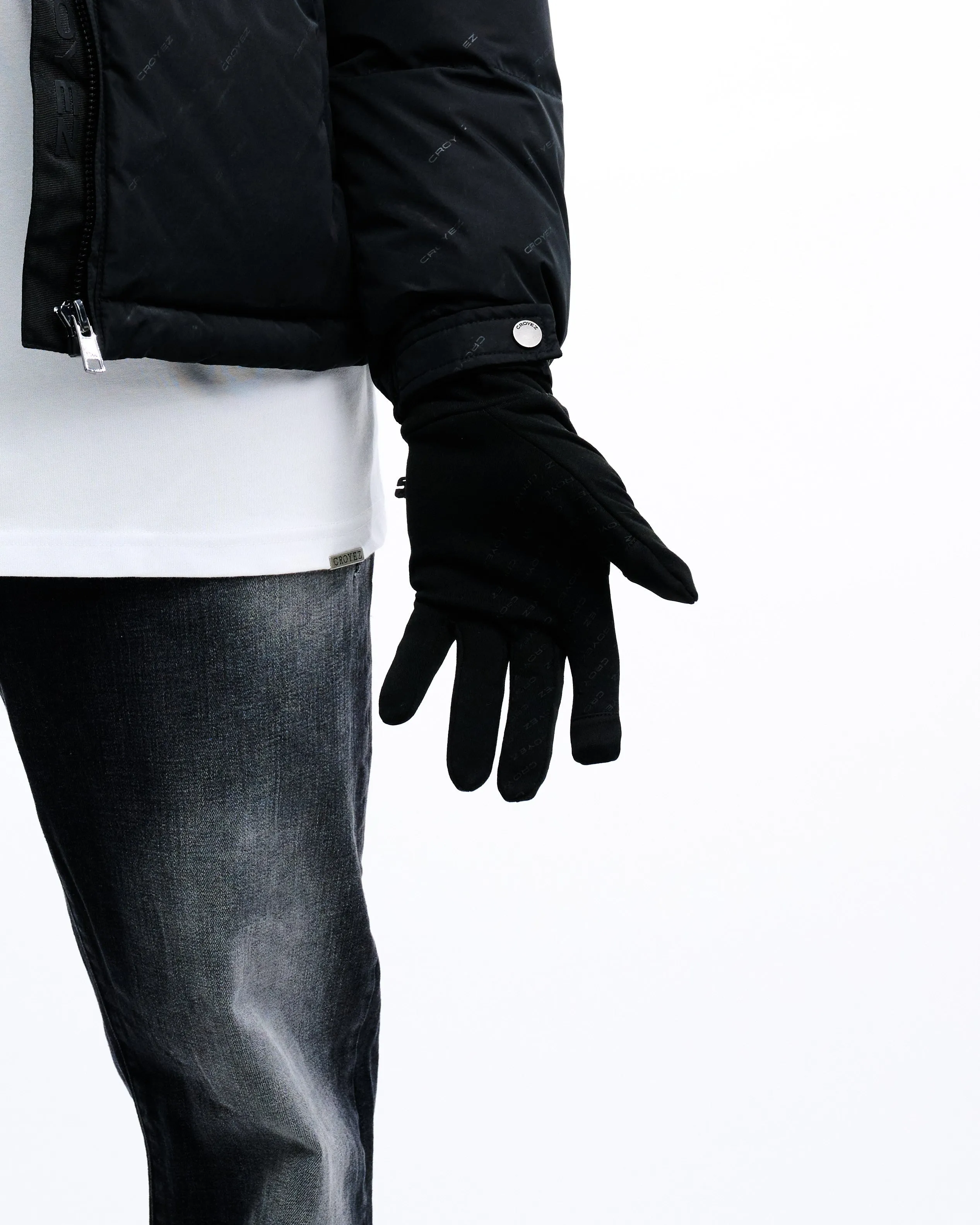 CROYEZ ORGANETTO GLOVES - BLACK