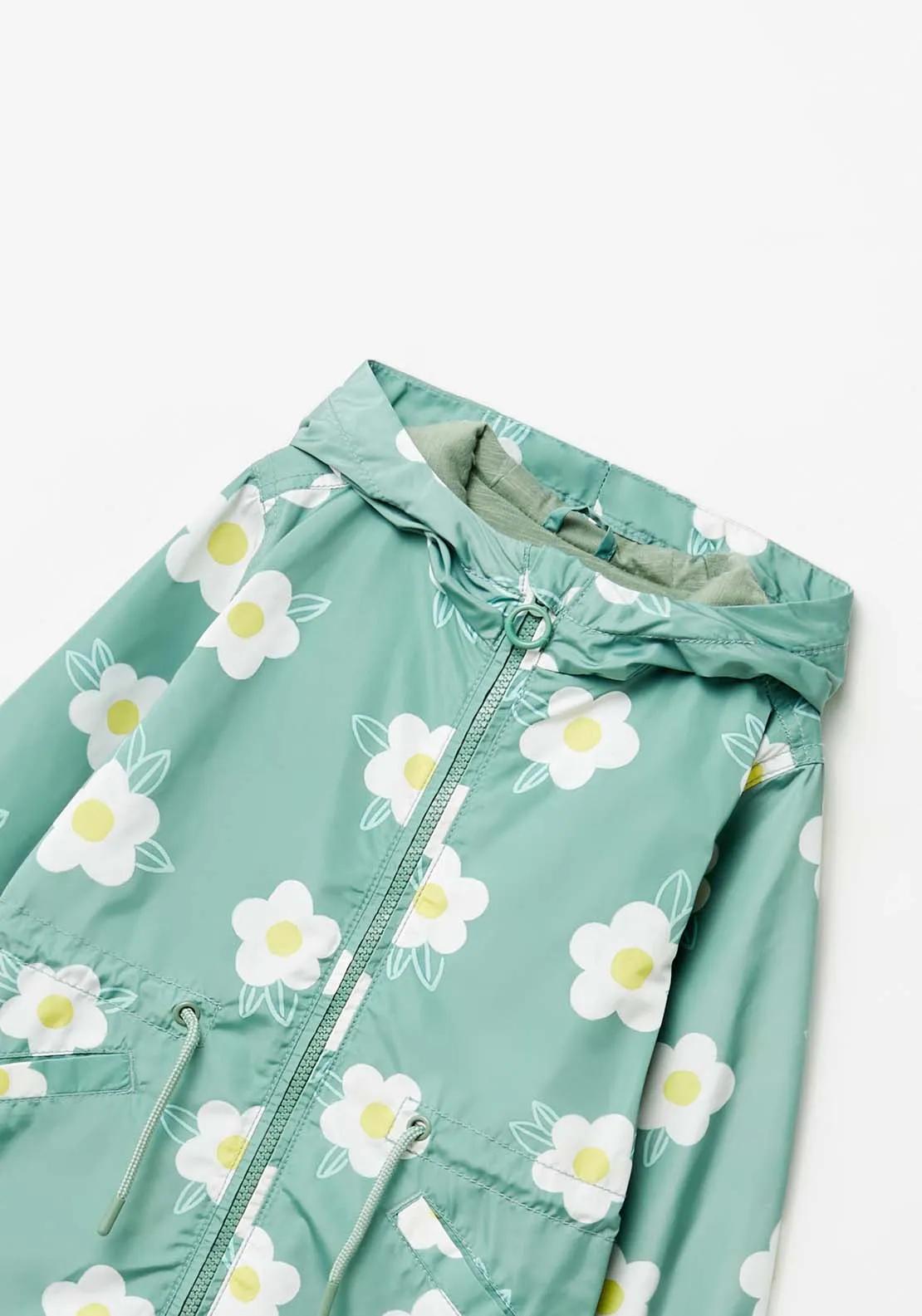 Daisy  Raincoat - Green