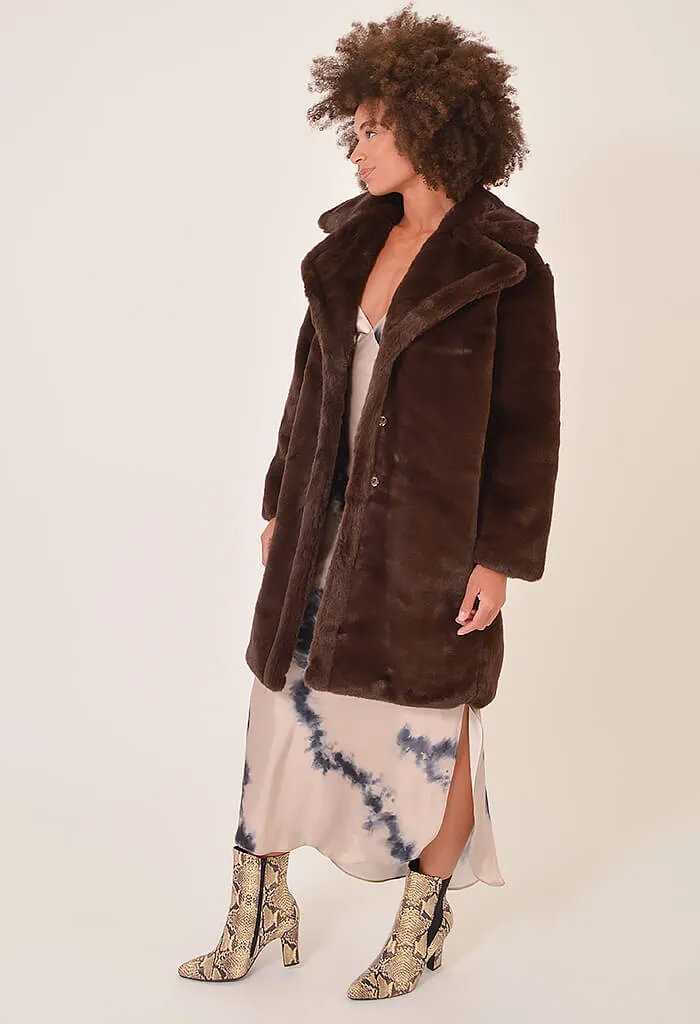 Emery Coat-Dark Brown