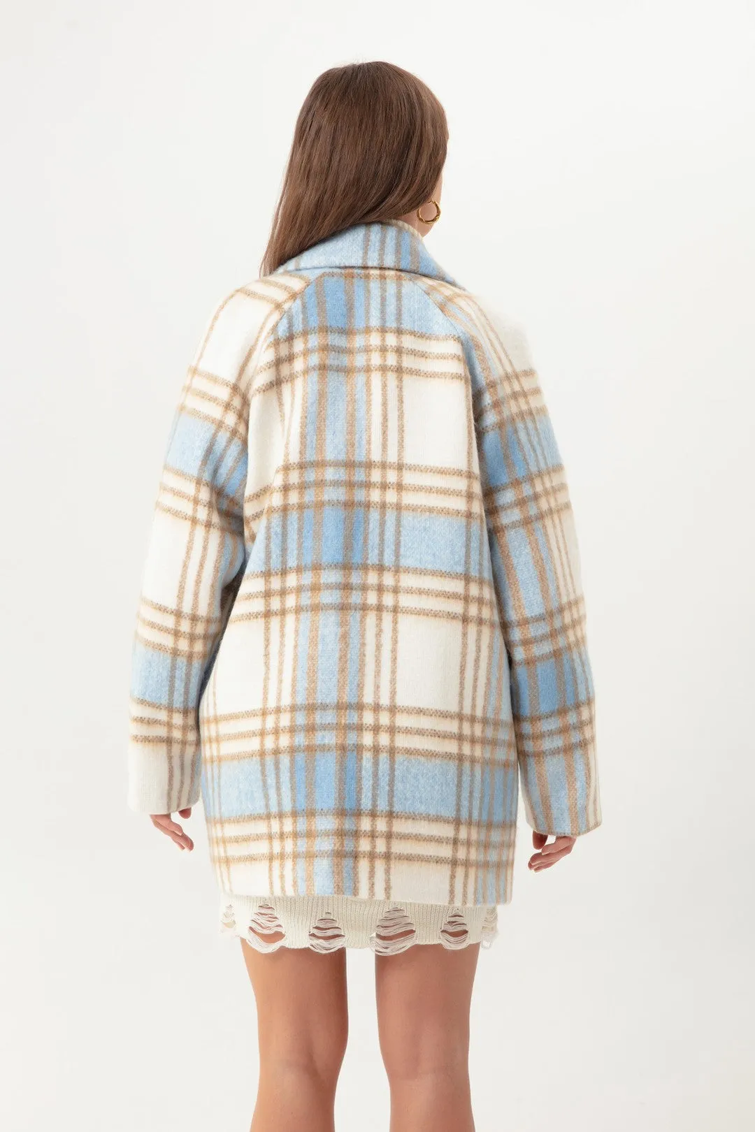 Female Plaid Coat