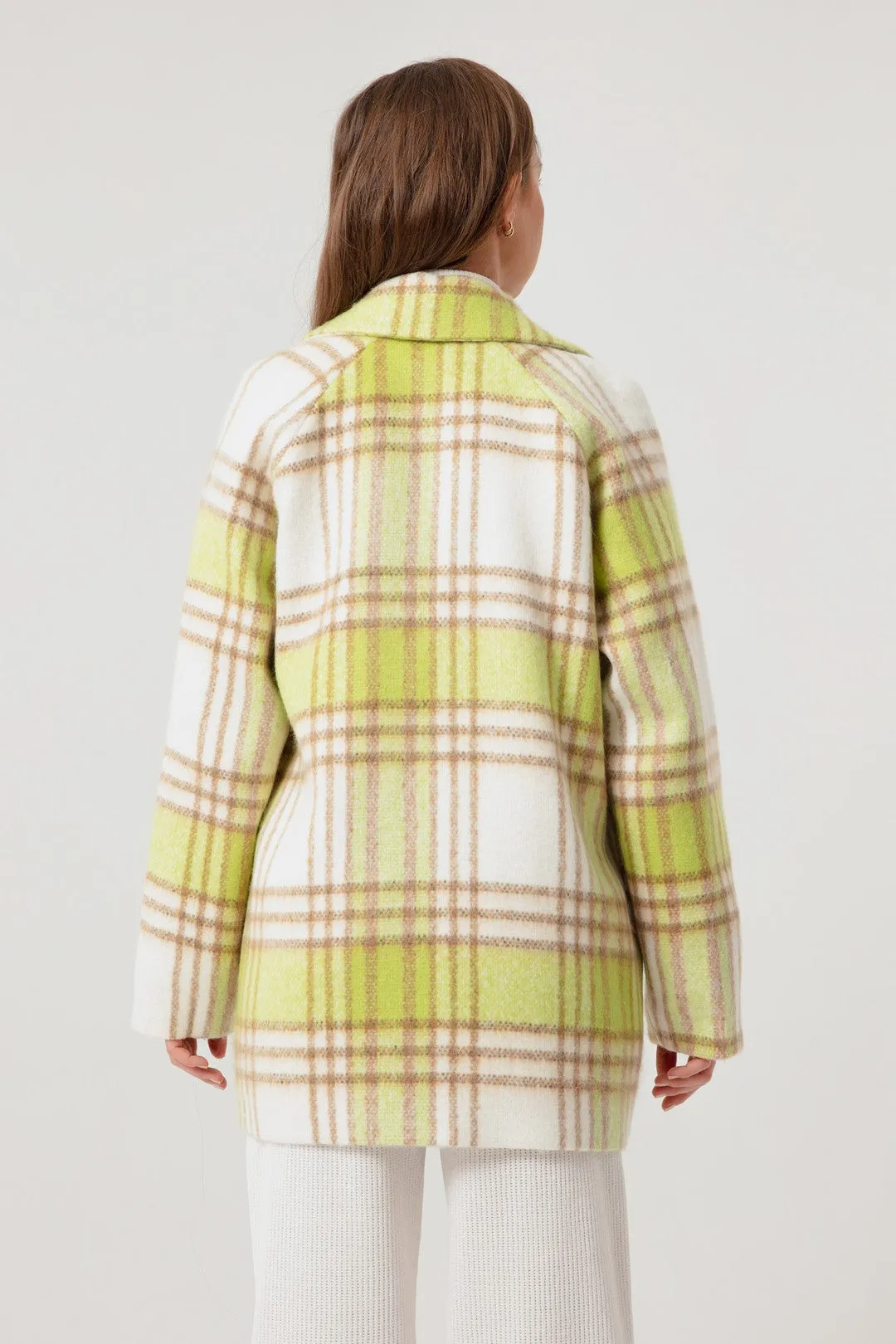 Female Plaid Coat