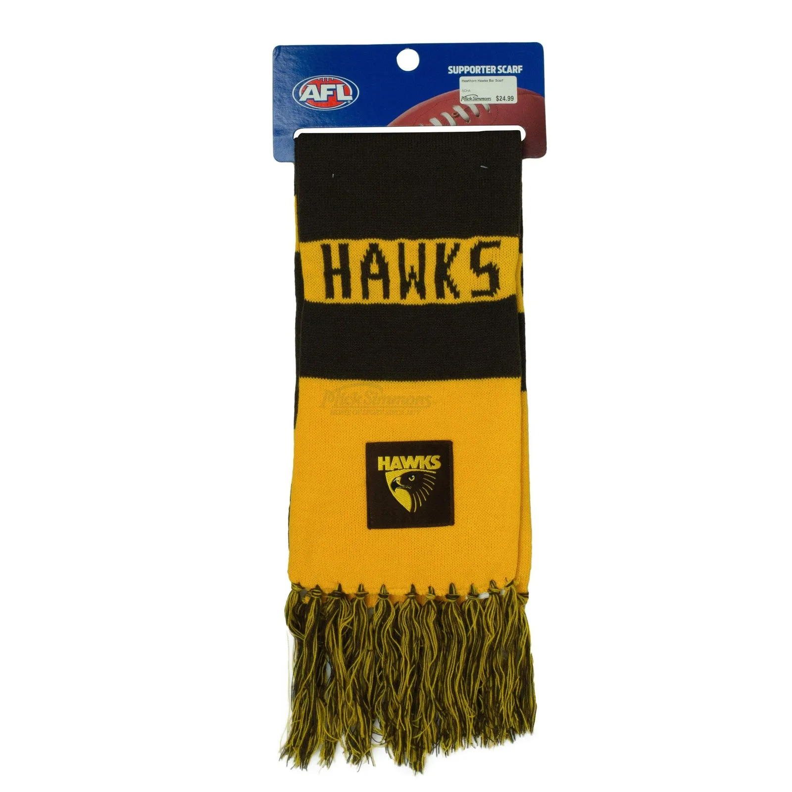 Hawthorn Hawks AFL Bar Scarf