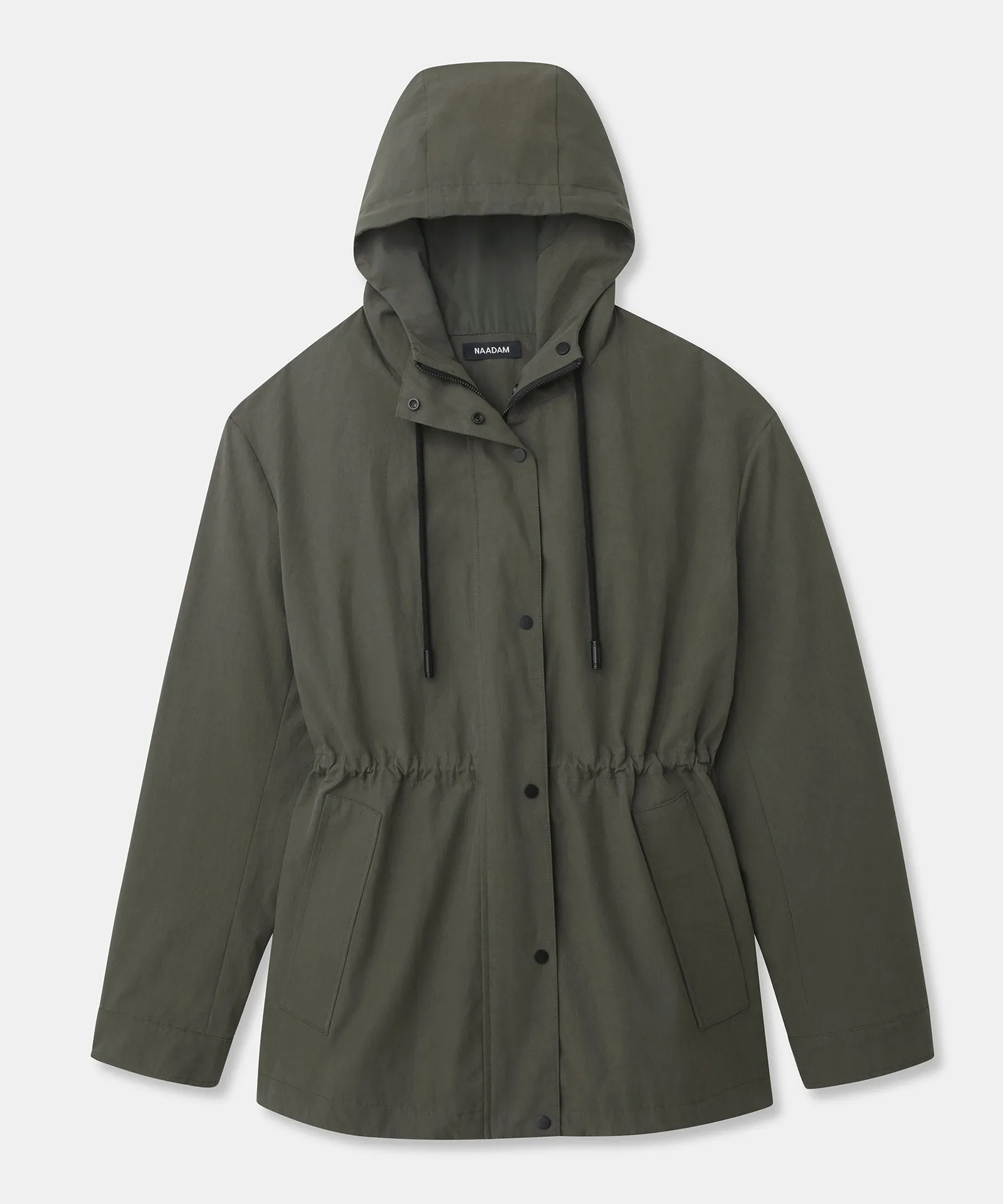 Hooded Raincoat with Removable Lining