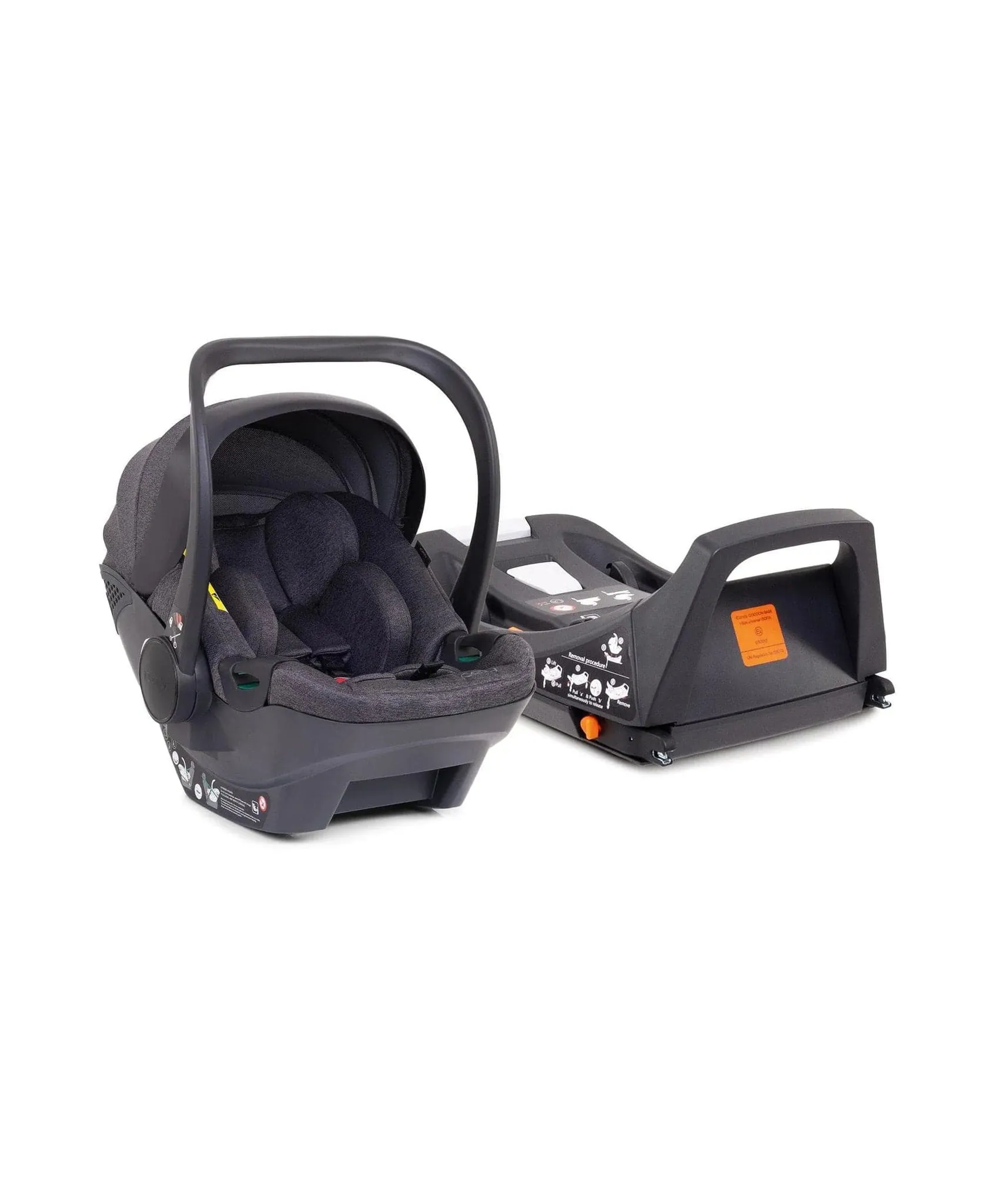 iCandy Cocoon Car Seat and Base - Dark Grey