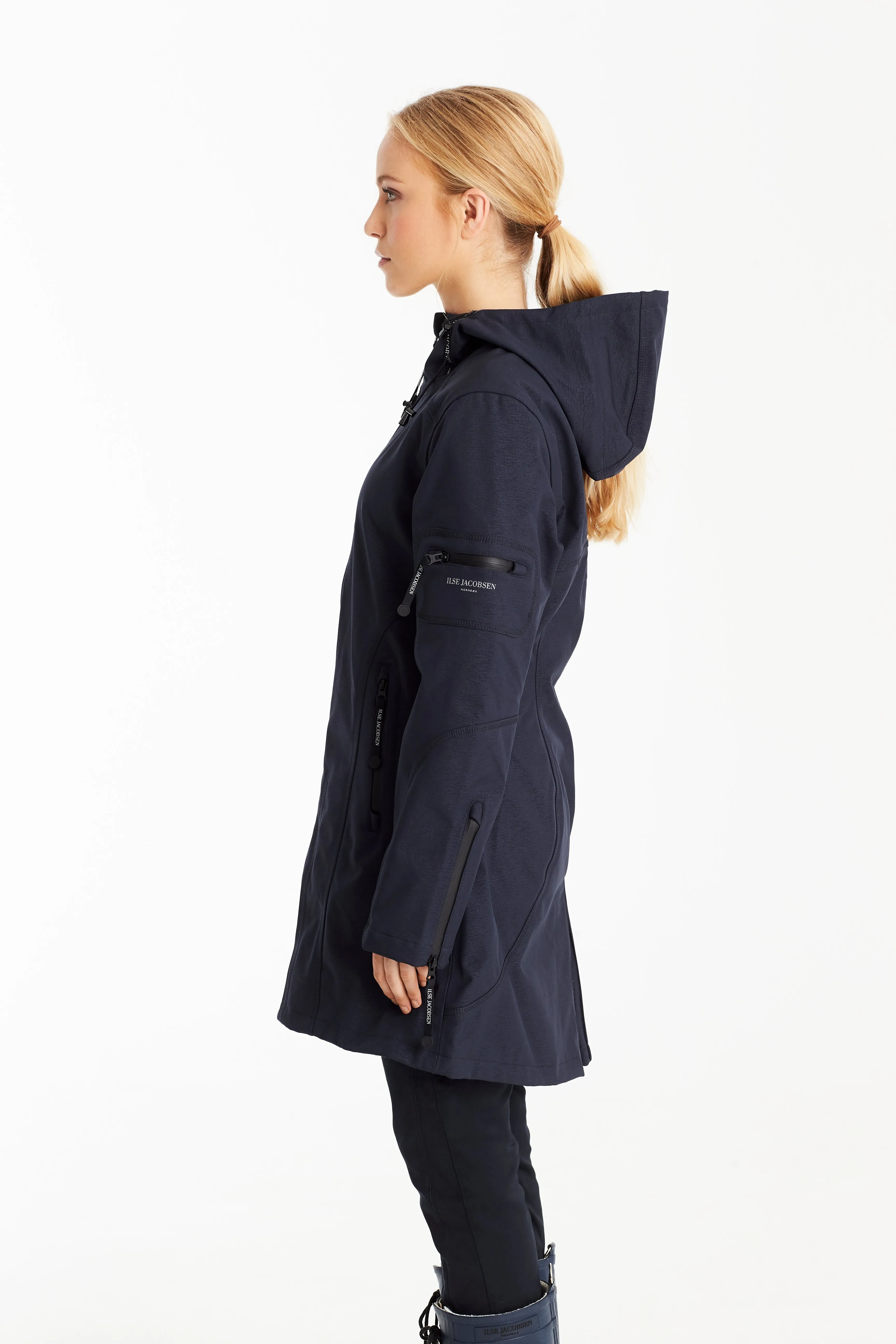 Ilse Jacobsen Indigo Raincoat 07