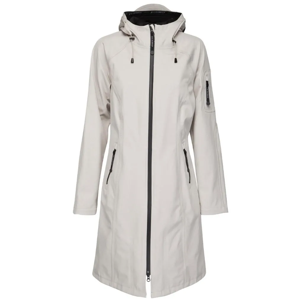 Ilse Jacobsen long Chateau Gray 37L Raincoat