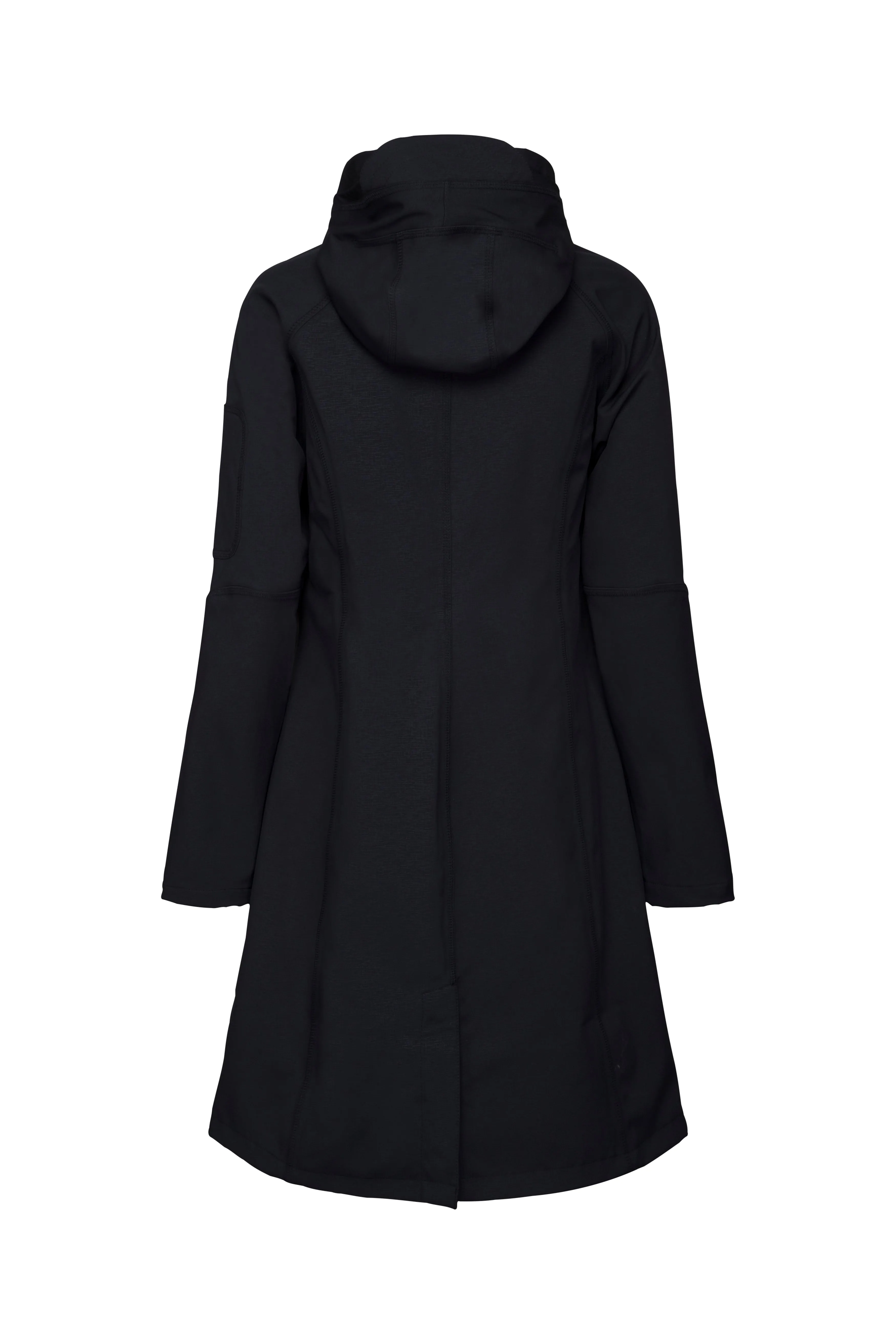 Ilse Jacobsen Long Dark Indigo Raincoat 37L