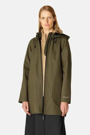 Ilse Jacobsen Rain 135 Raincoat in Army