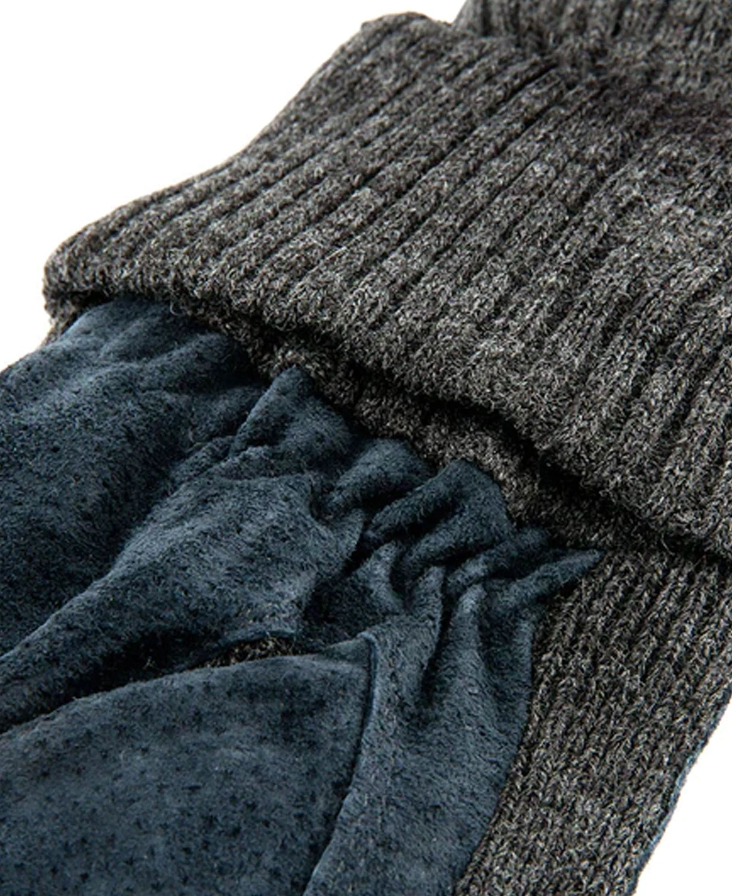 Kendal Suede Gloves - Navy/Charcoal