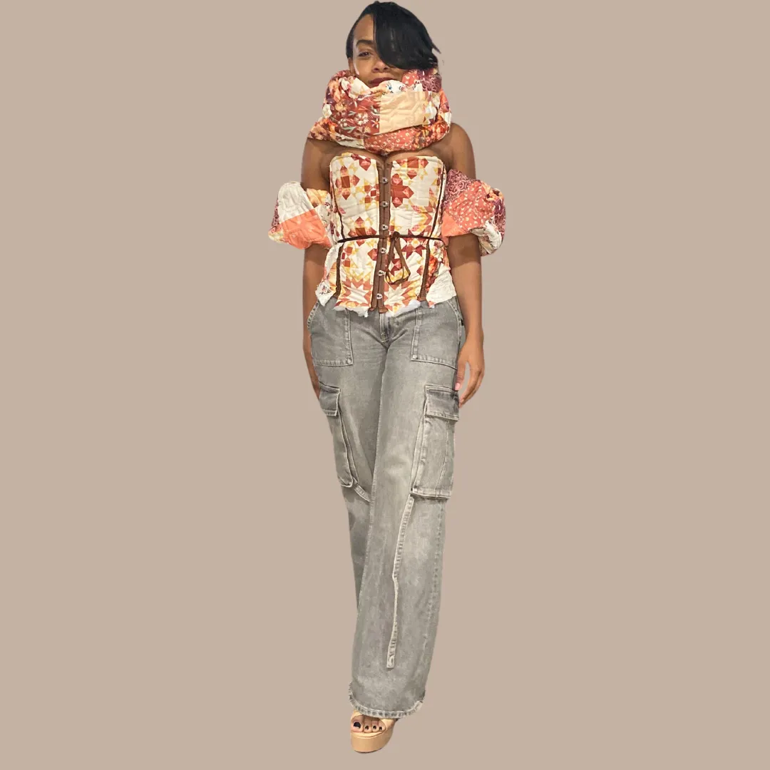 Long Quilted Scarf - Fashion Meets Function!