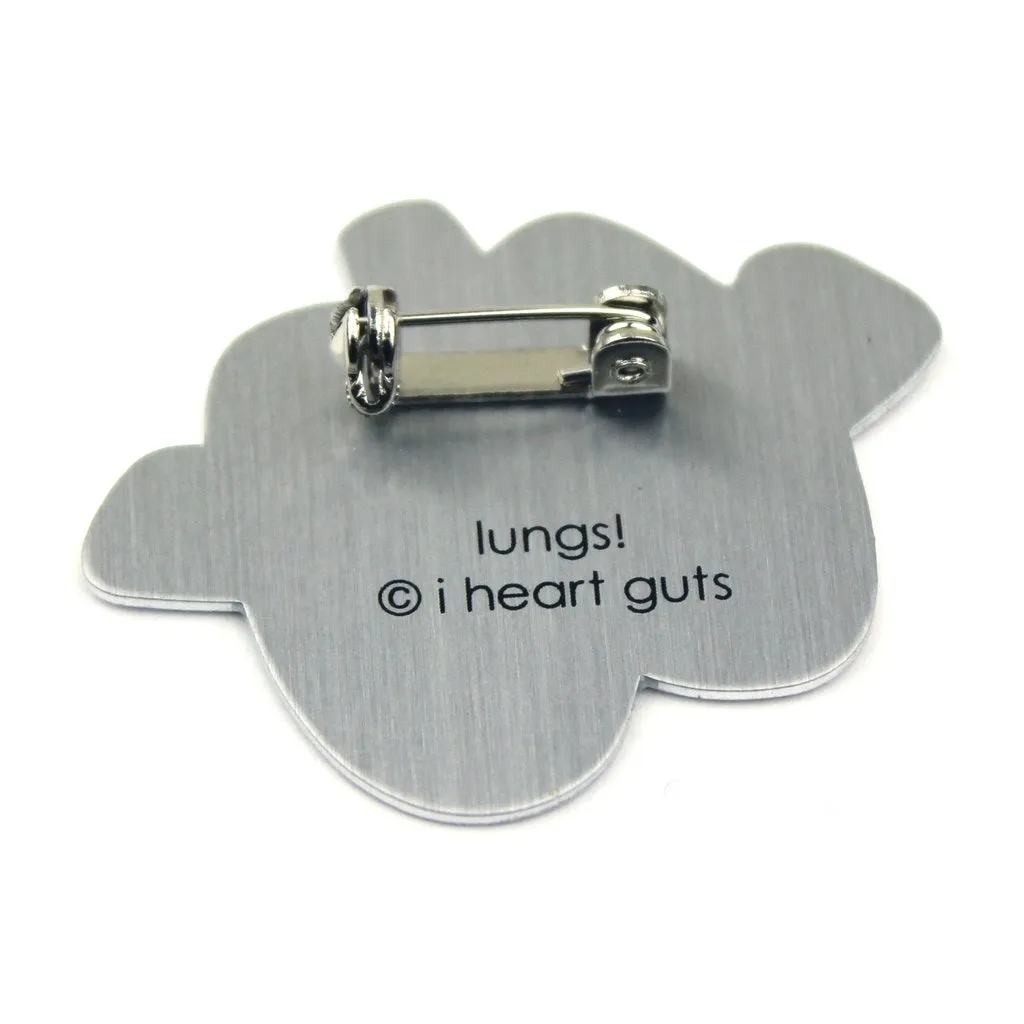 Lungs lapel Pin