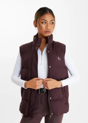 Maroon Puffer Gilet