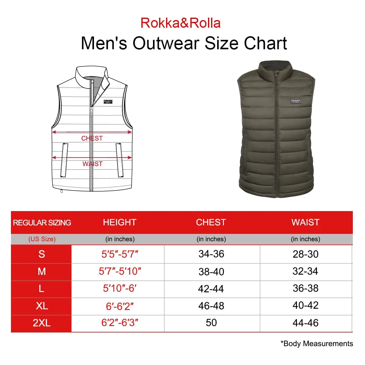 Men's Packable Puffer Vest