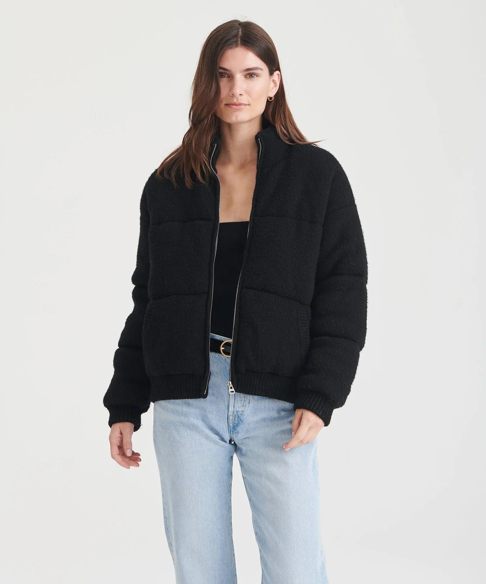 Merino Cashmere Puffer Jacket