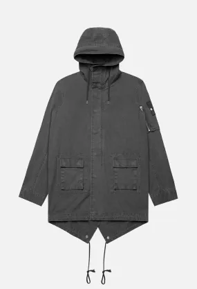 Military Raincoat / Black