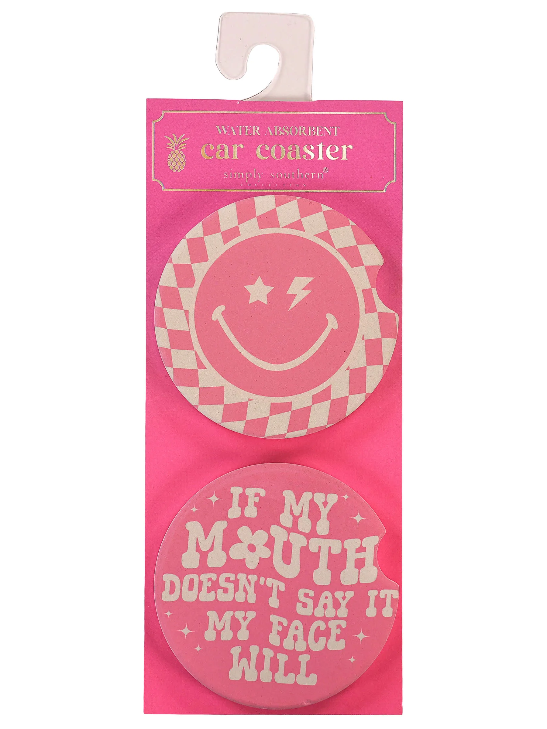 My Mouth Car Coaster Set of 2