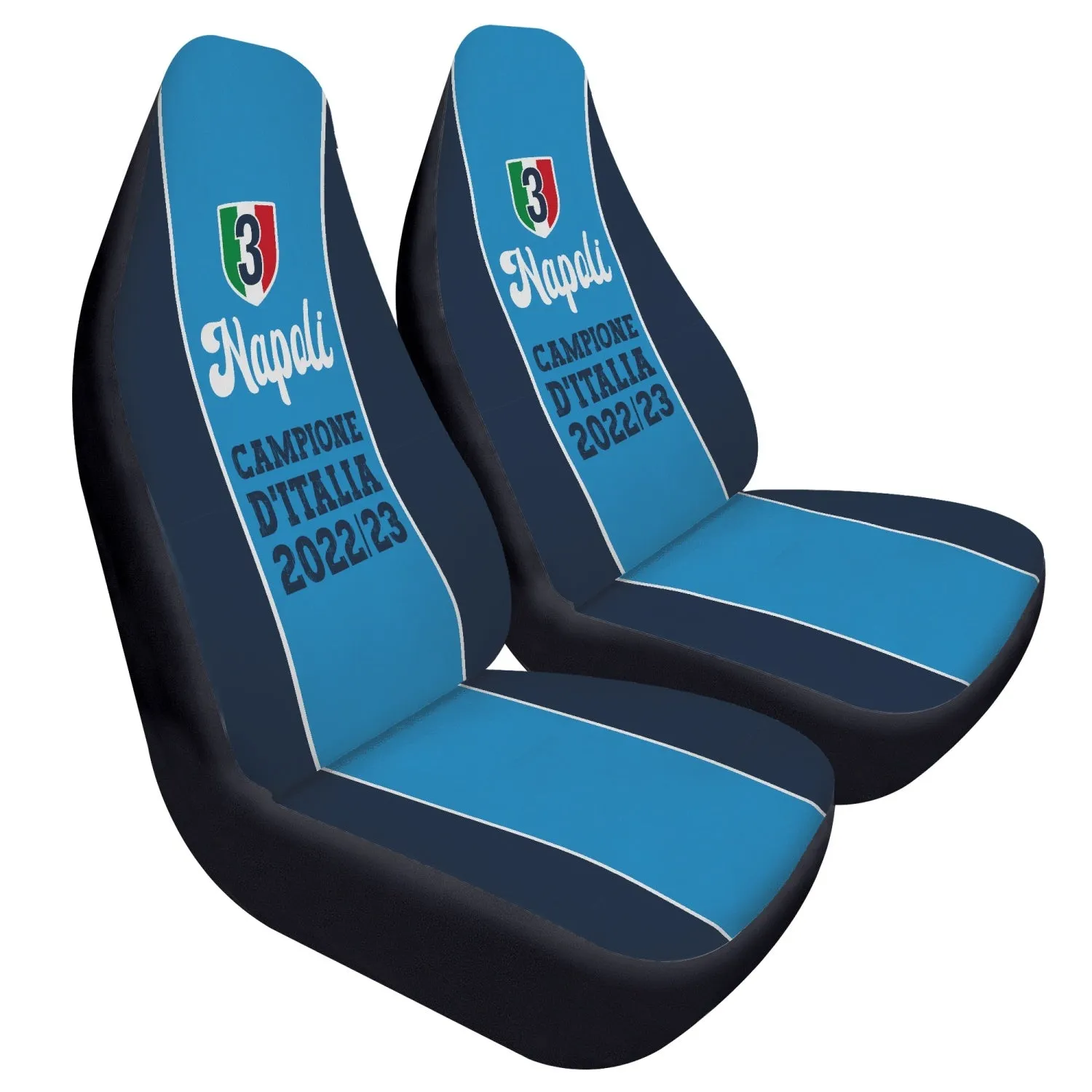 Napoli campione d'Italia - Microfiber Car Seats Cover 2Pcs