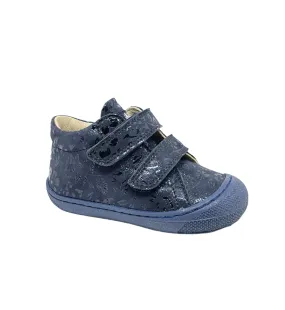 NATURINO COCOON velcro bleu flower chaussures