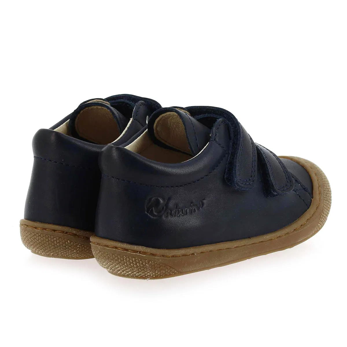 NATURINO COCOON velcro bleu marine botillons