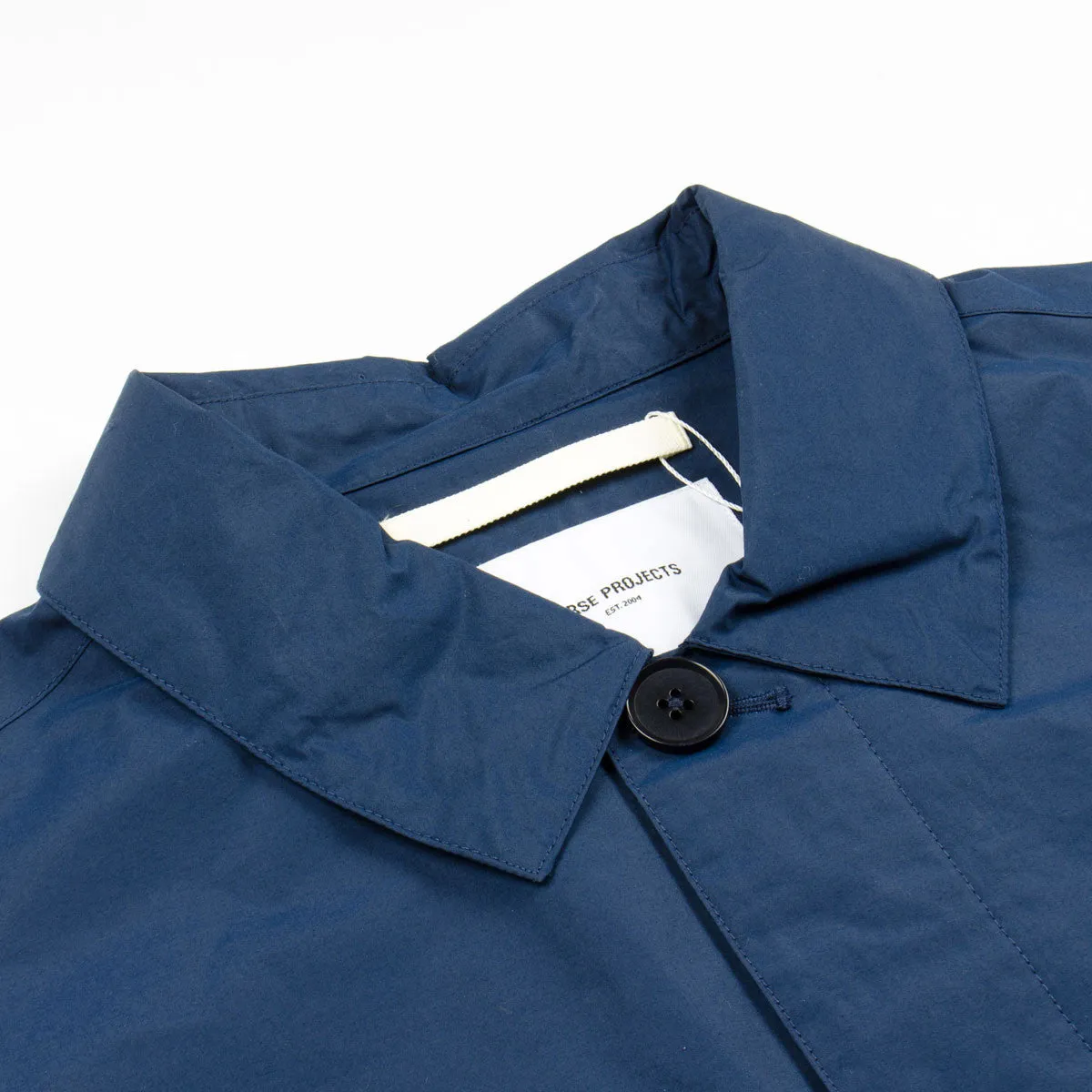 Norse Projects - Thor Crisp Cotton Raincoat - Navy