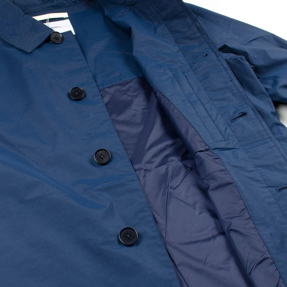 Norse Projects - Thor Crisp Cotton Raincoat - Navy