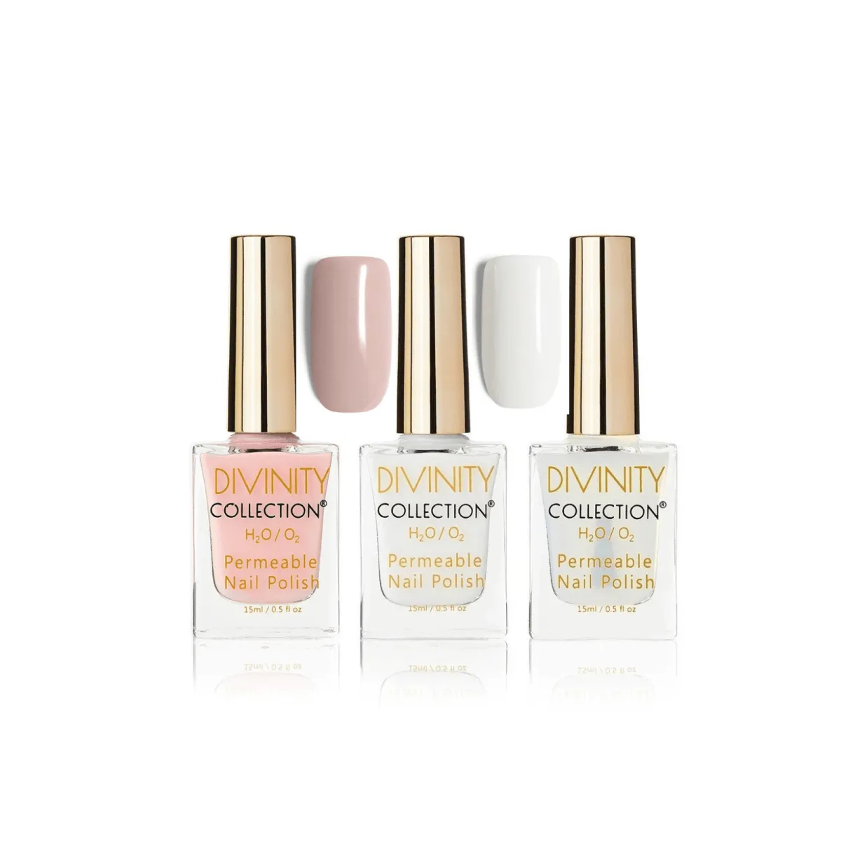 Nude French Manicure Bundle Halal Nail Polish