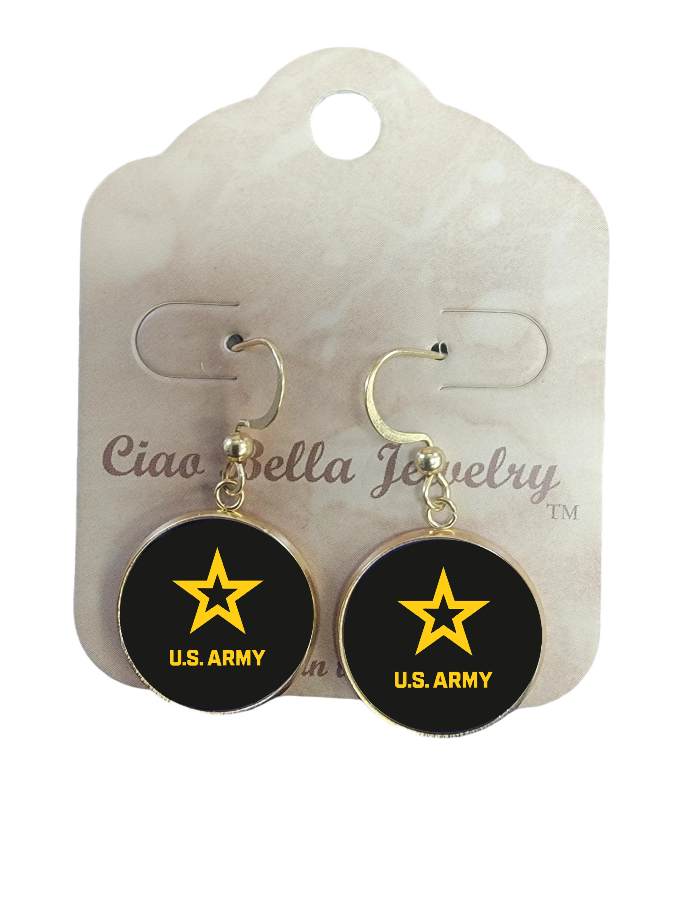 Officially Licensed  Army Earrings - A Proud Symbol of Service and Sacrifice