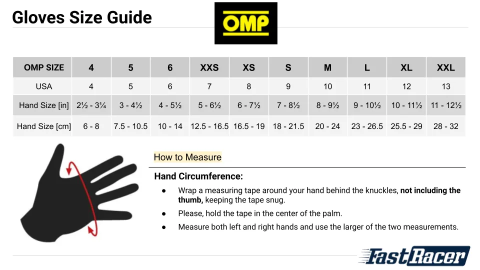 OMP ONE EVO X Racing Gloves