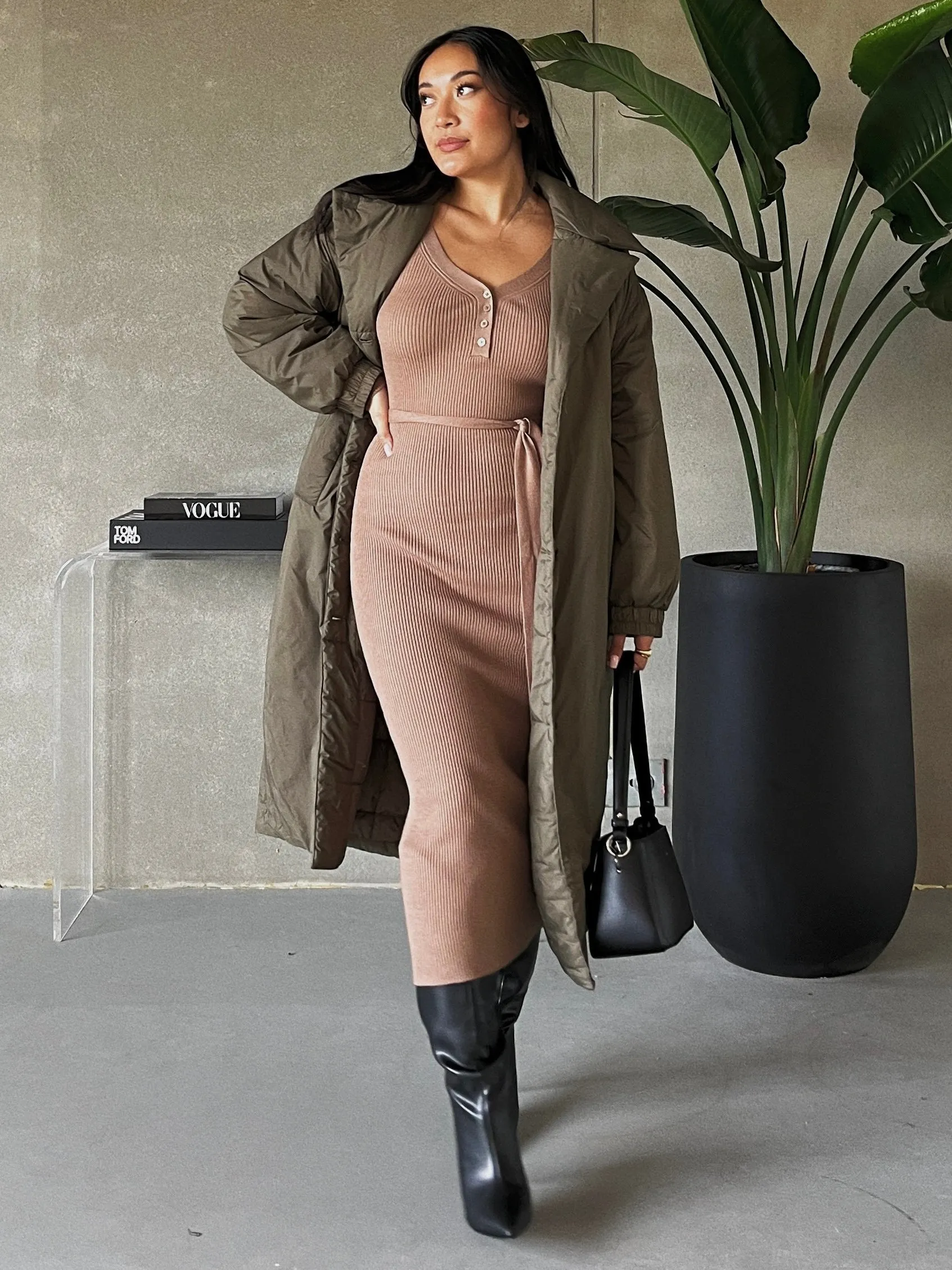 ONLY Maddie Belted Puffer Trench Coat