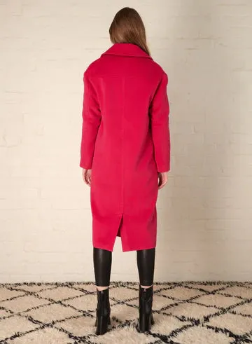 Poppy Coat Raspberry