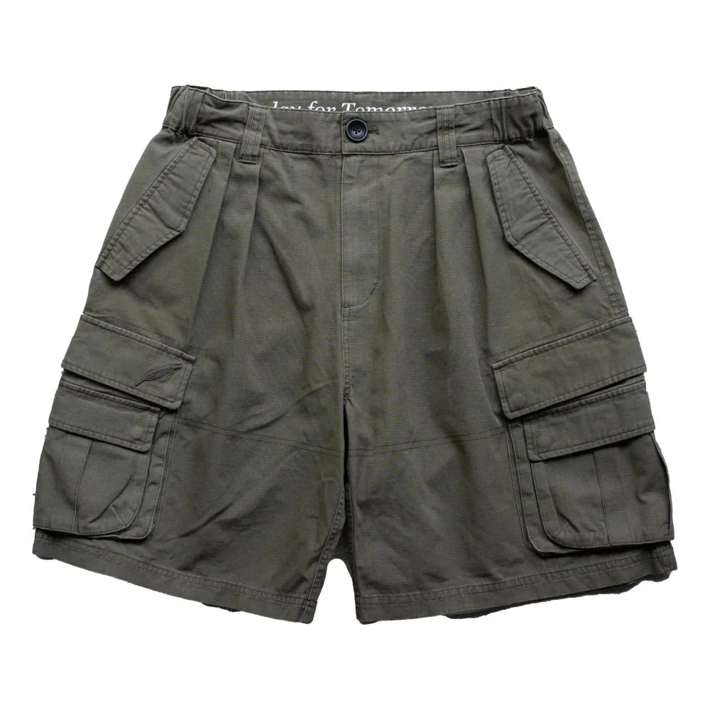 PUBLISH SLASH MILITARY SHORTS-GREEN