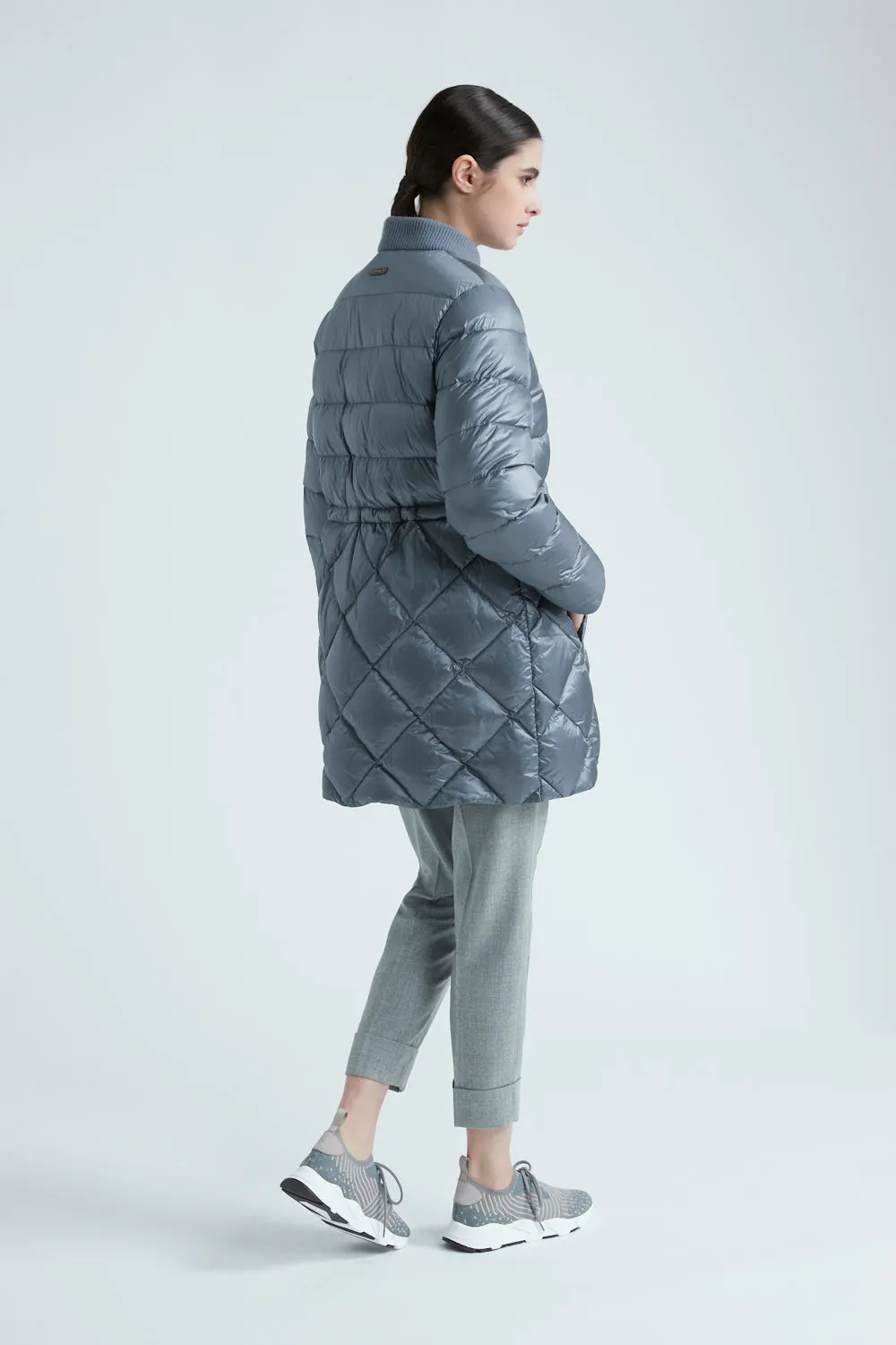 Puffer Coat - Slate