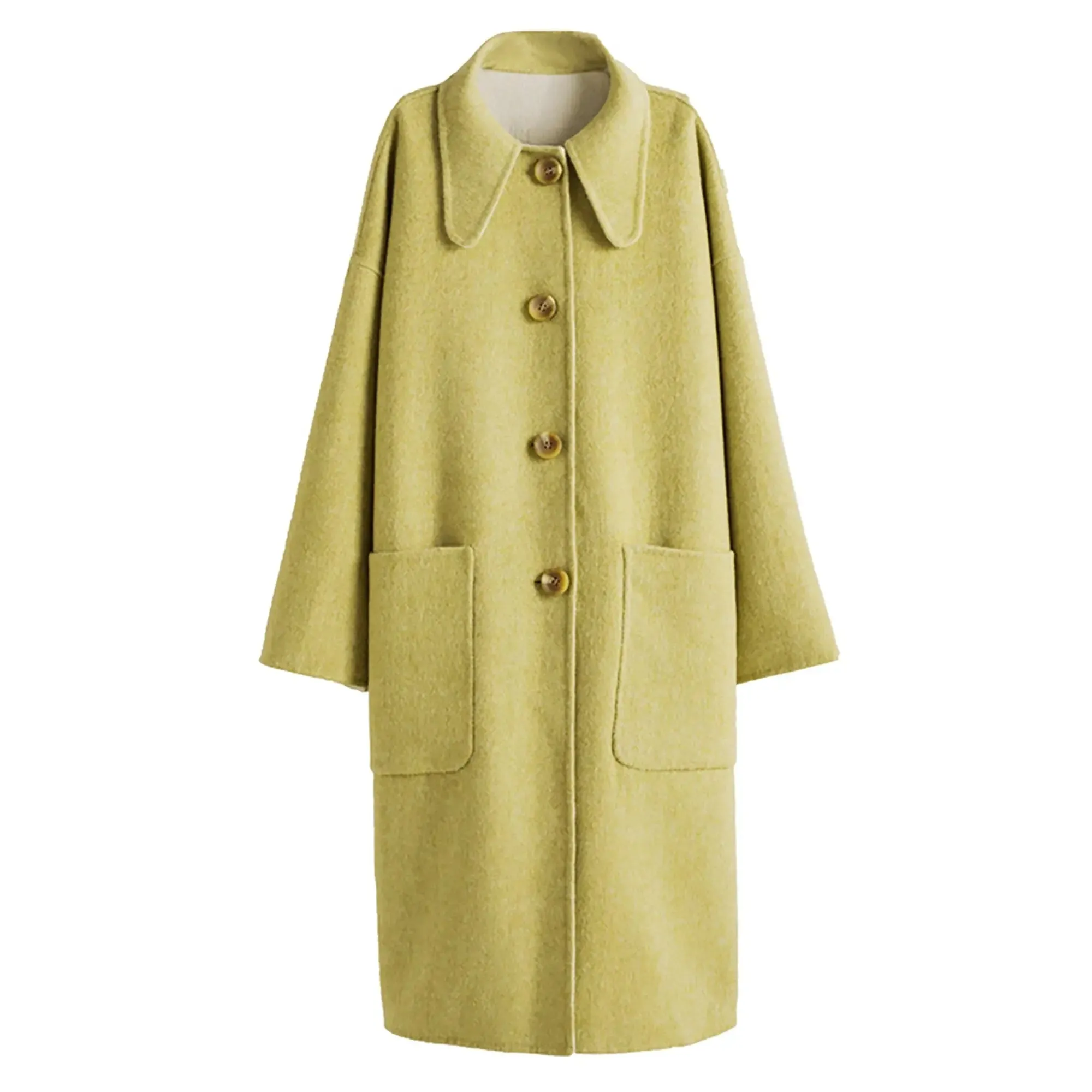 Reversible Double Face Wool Coat