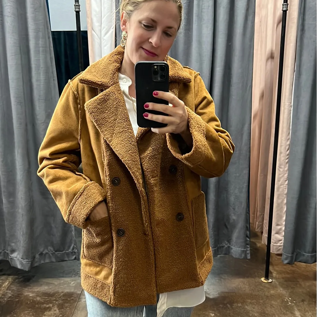 Reversible Teddy Coat by Blu Pepper