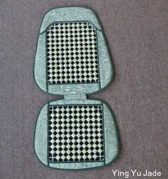 Sale-Jade Bead  Car Seat Padded Cover Cushion  - Set of 2 - Ying Yu Jade Exclusive and One Set Only