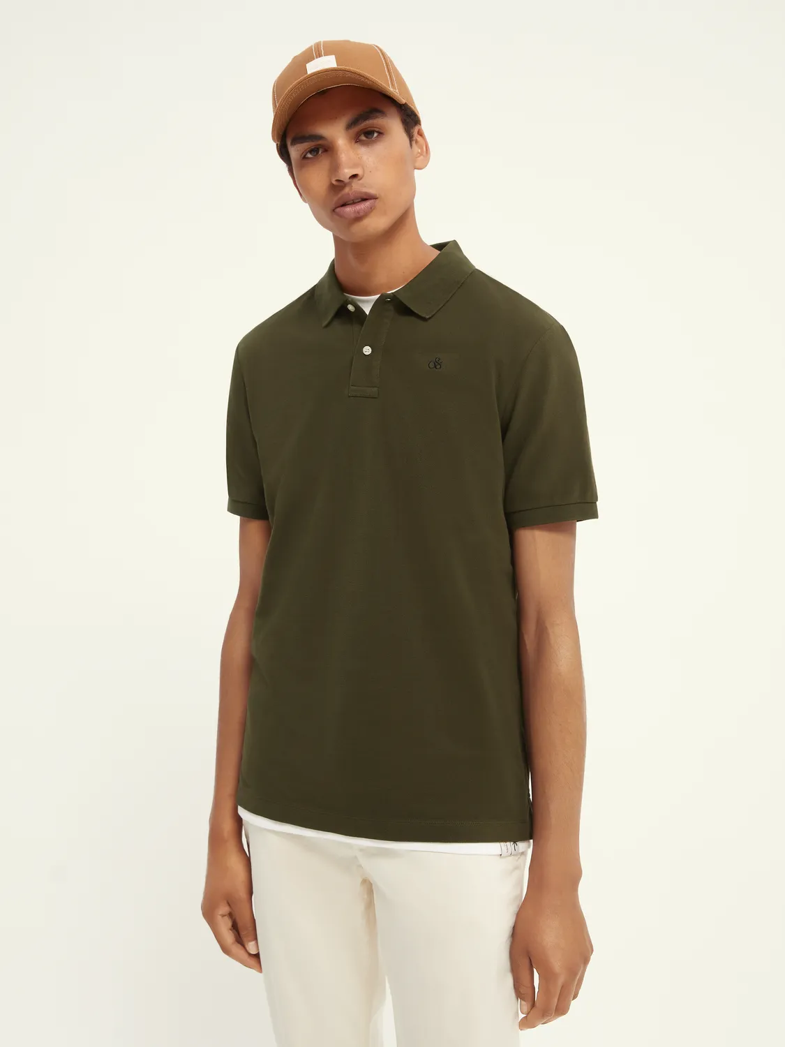 Scotch & Soda - Organic Cotton Pique Polo - Two Colours