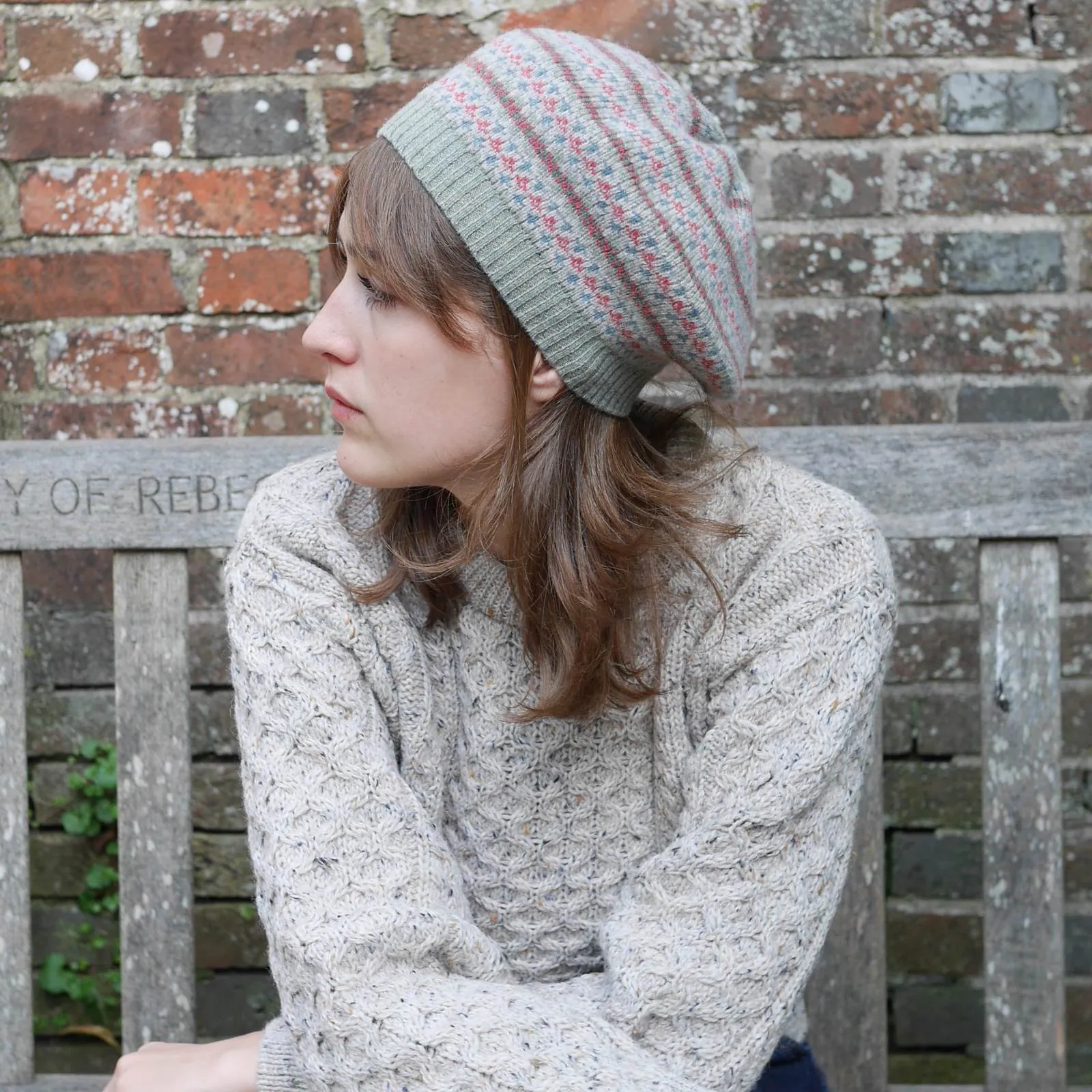 Scottish Fair Isle Beret