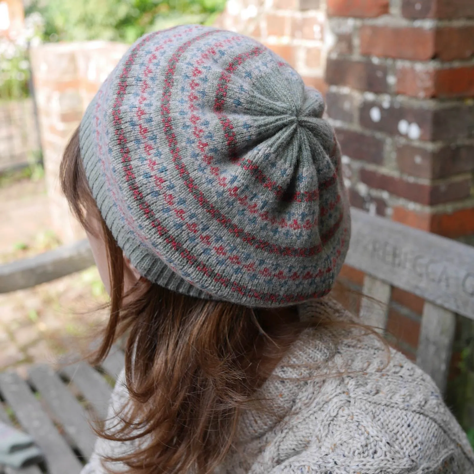 Scottish Fair Isle Beret