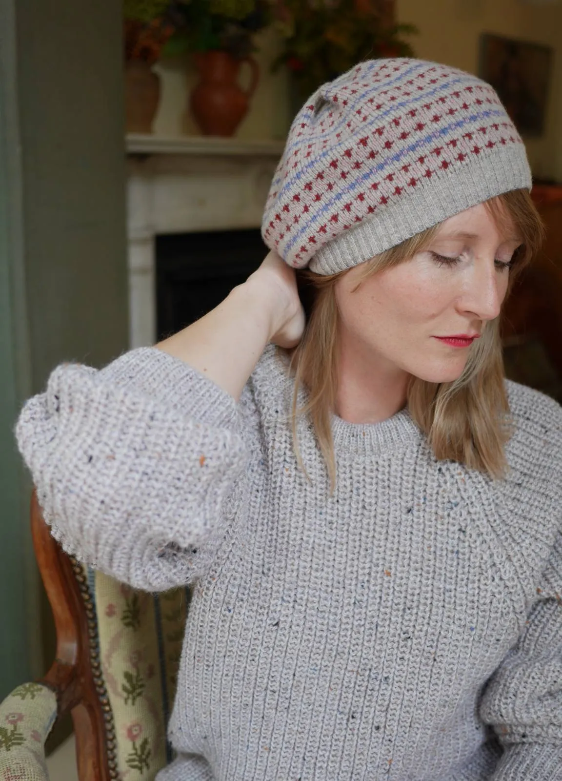 Scottish Fair Isle Beret