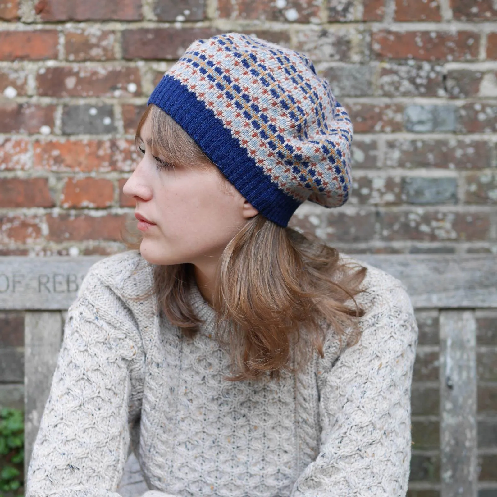 Scottish Fair Isle Beret