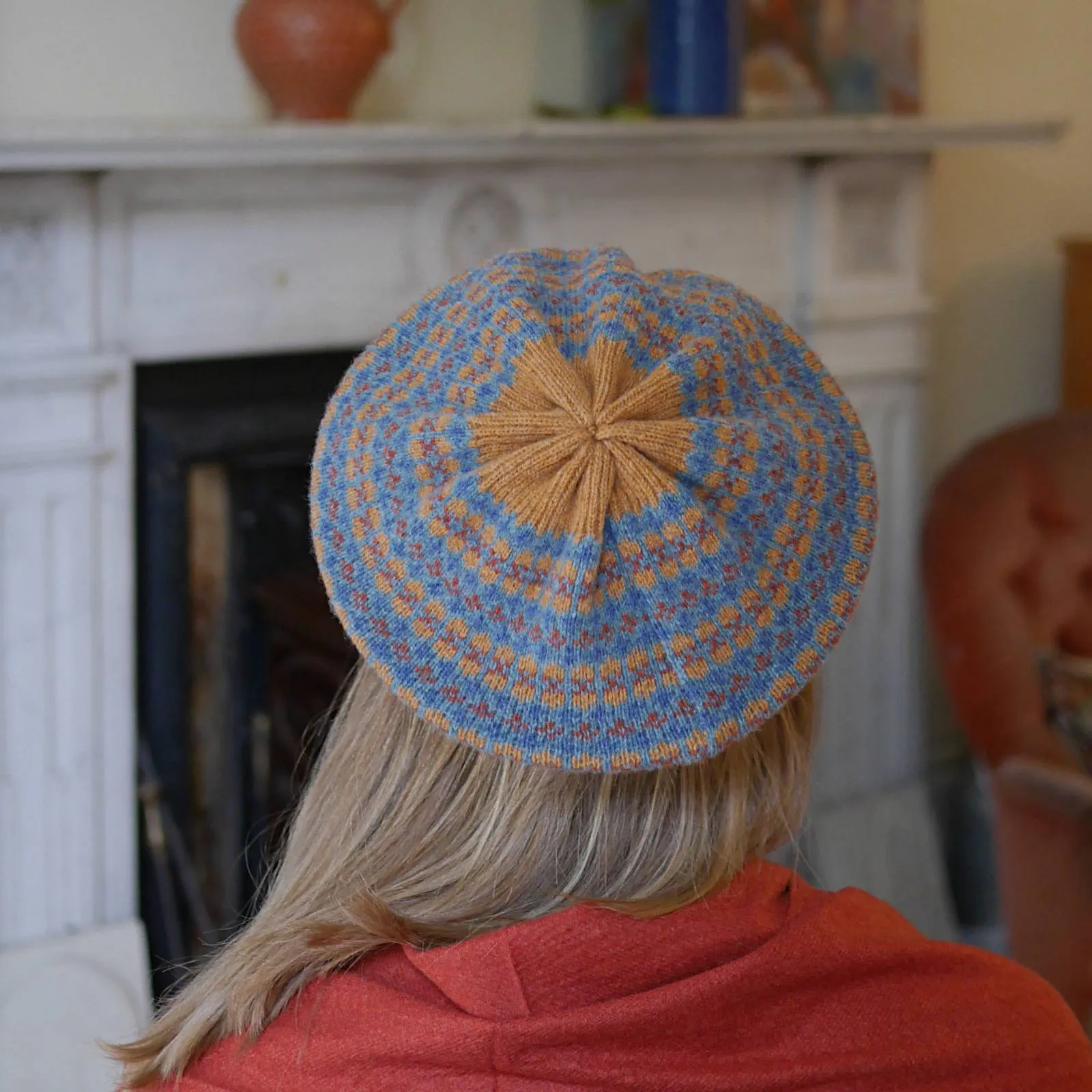 Scottish Fair Isle Beret