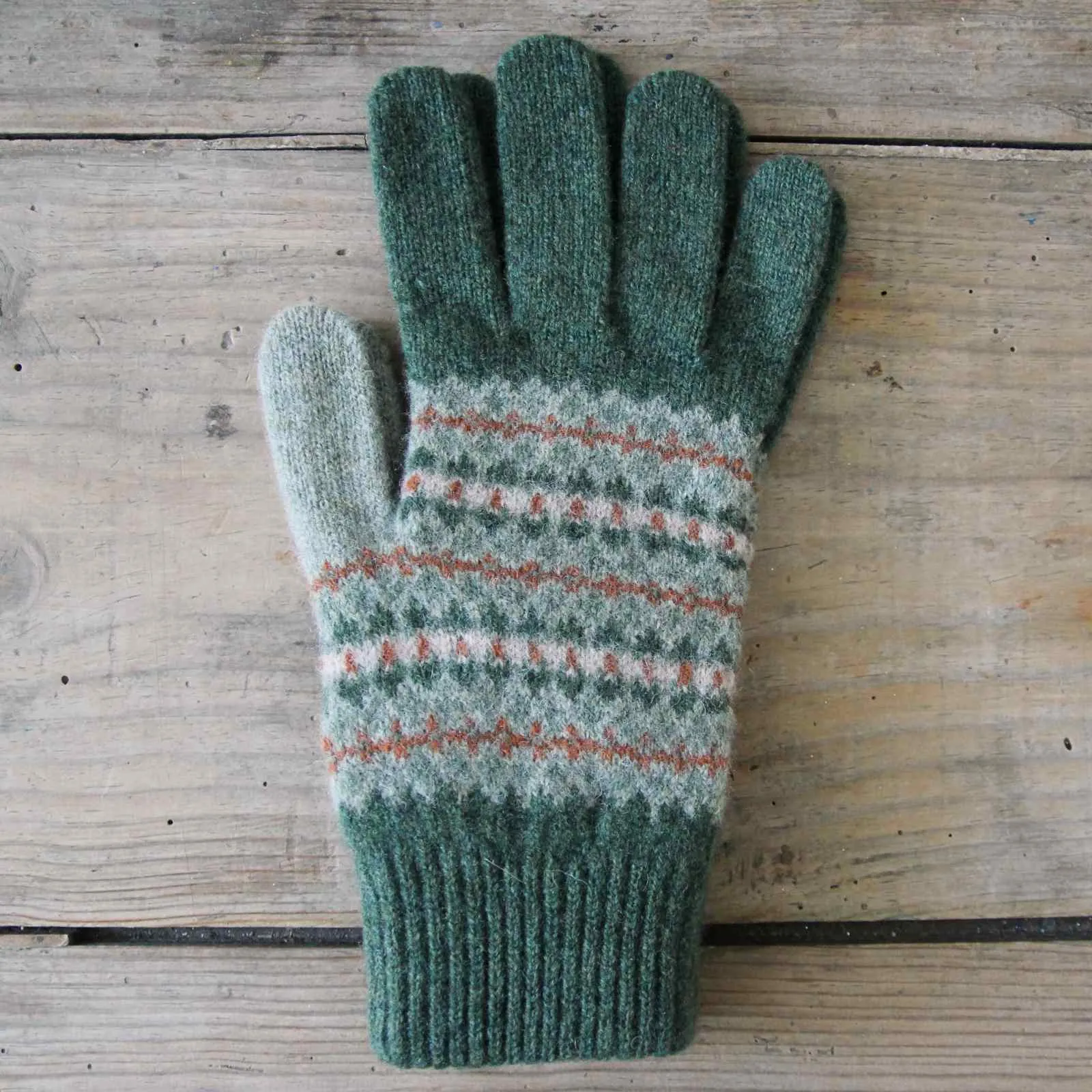 Scottish Fair Isle Gloves