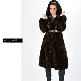 Shear Sculptured Mink Coat