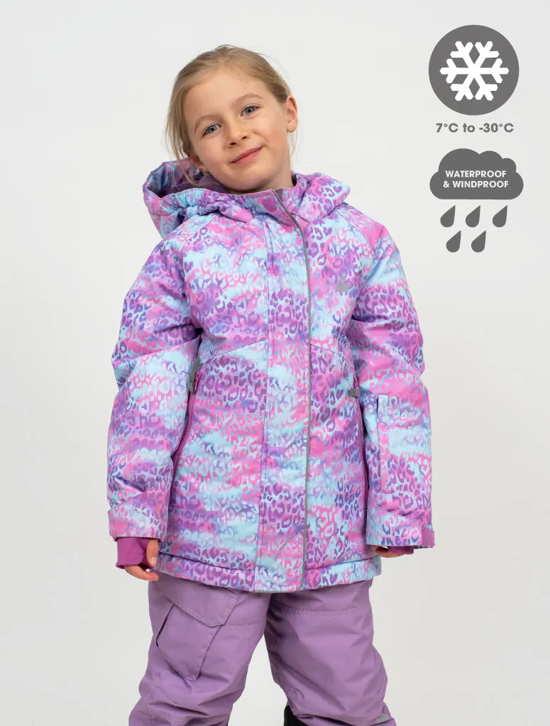 Snowrider Ski Jacket - Rainbow Leopard