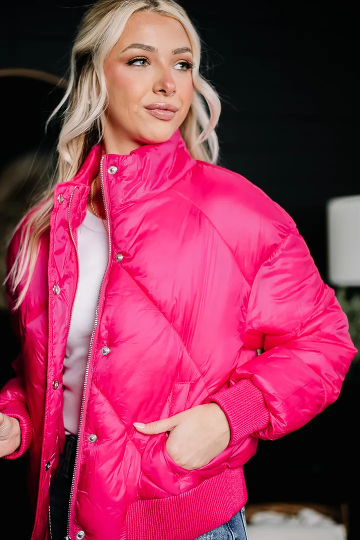 That Is SO Fetch Puffer Coat | Pink