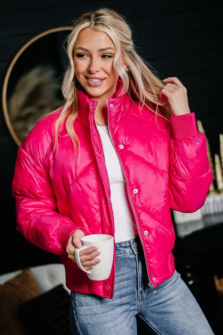 That Is SO Fetch Puffer Coat | Pink