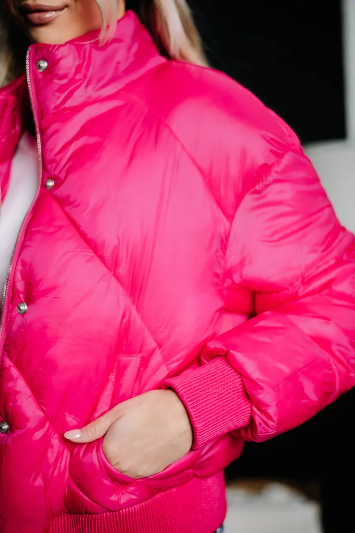 That Is SO Fetch Puffer Coat | Pink