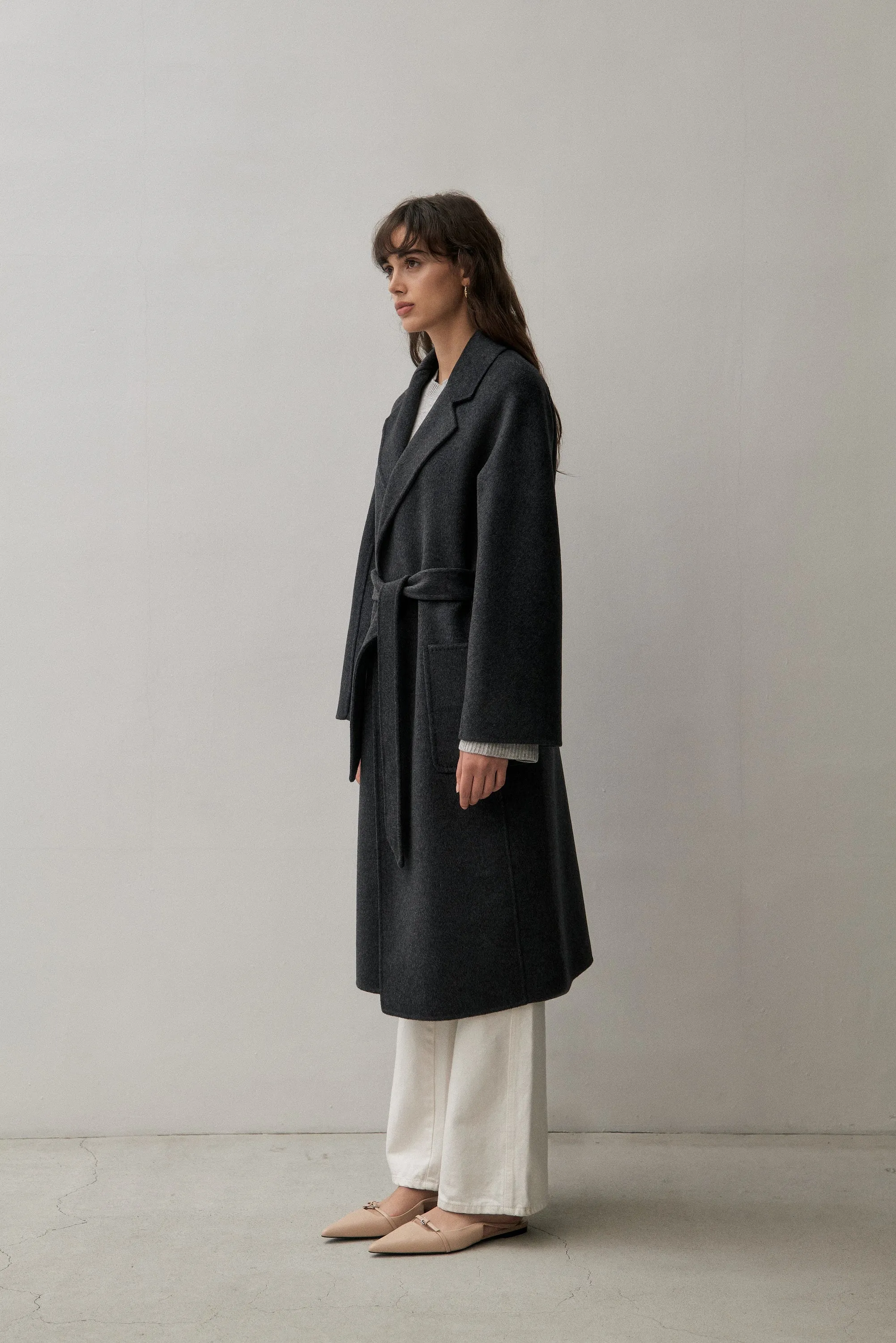 THE CLASSIC COAT - CHARCOAL 90/10