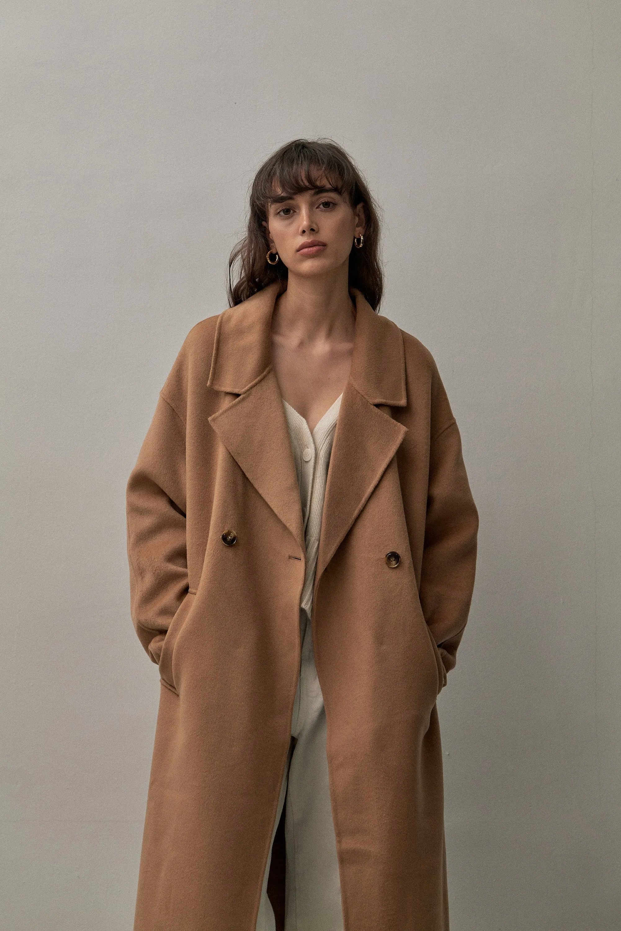 THE LONDON COAT - CAMEL