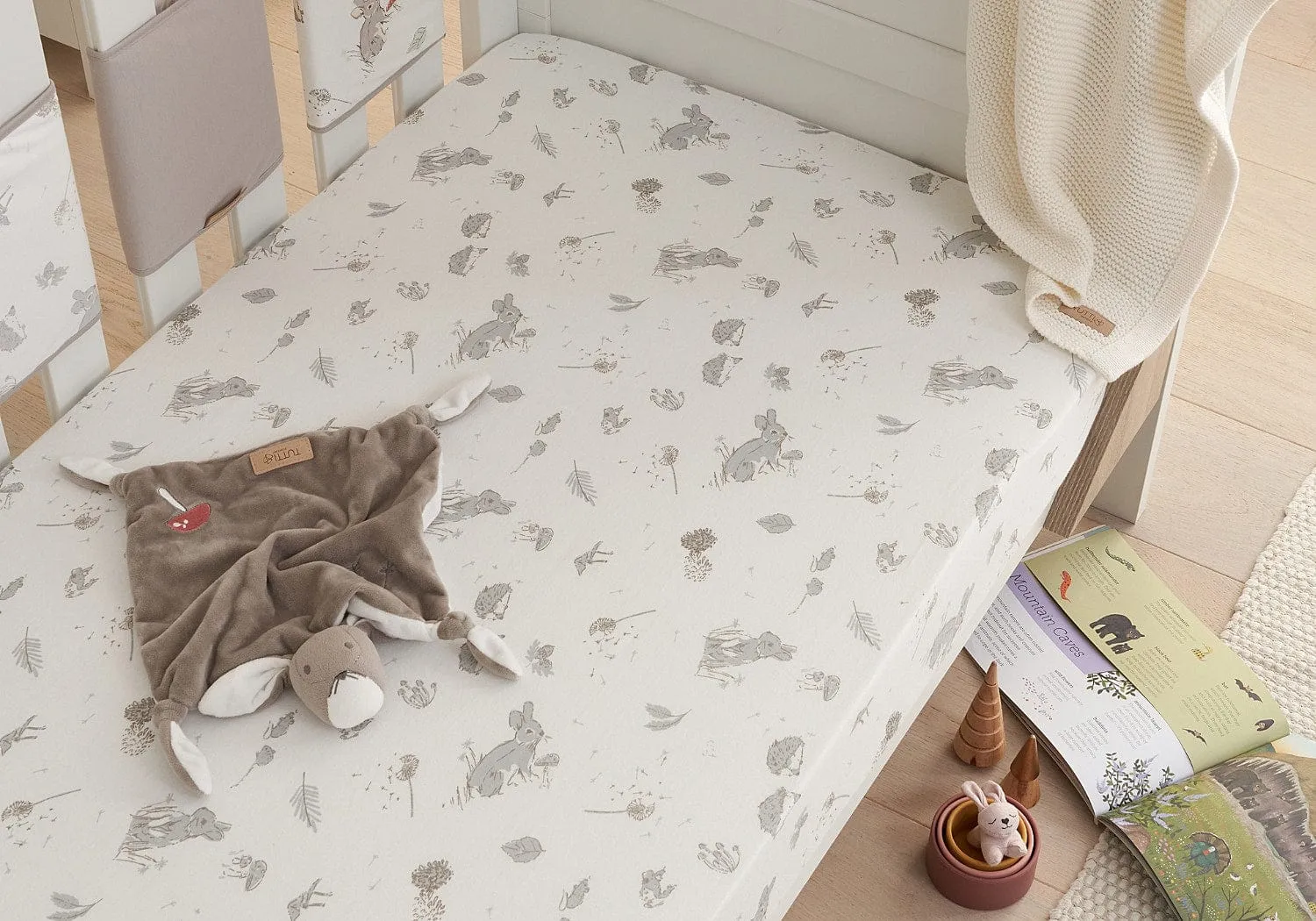 Tutti Bambini Fitted Cot Bed Sheets - Cocoon